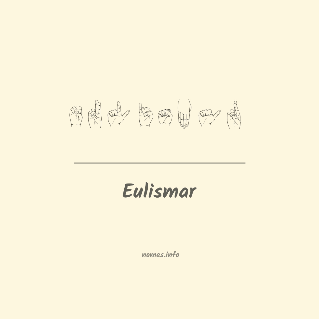 Eulismar em Libras