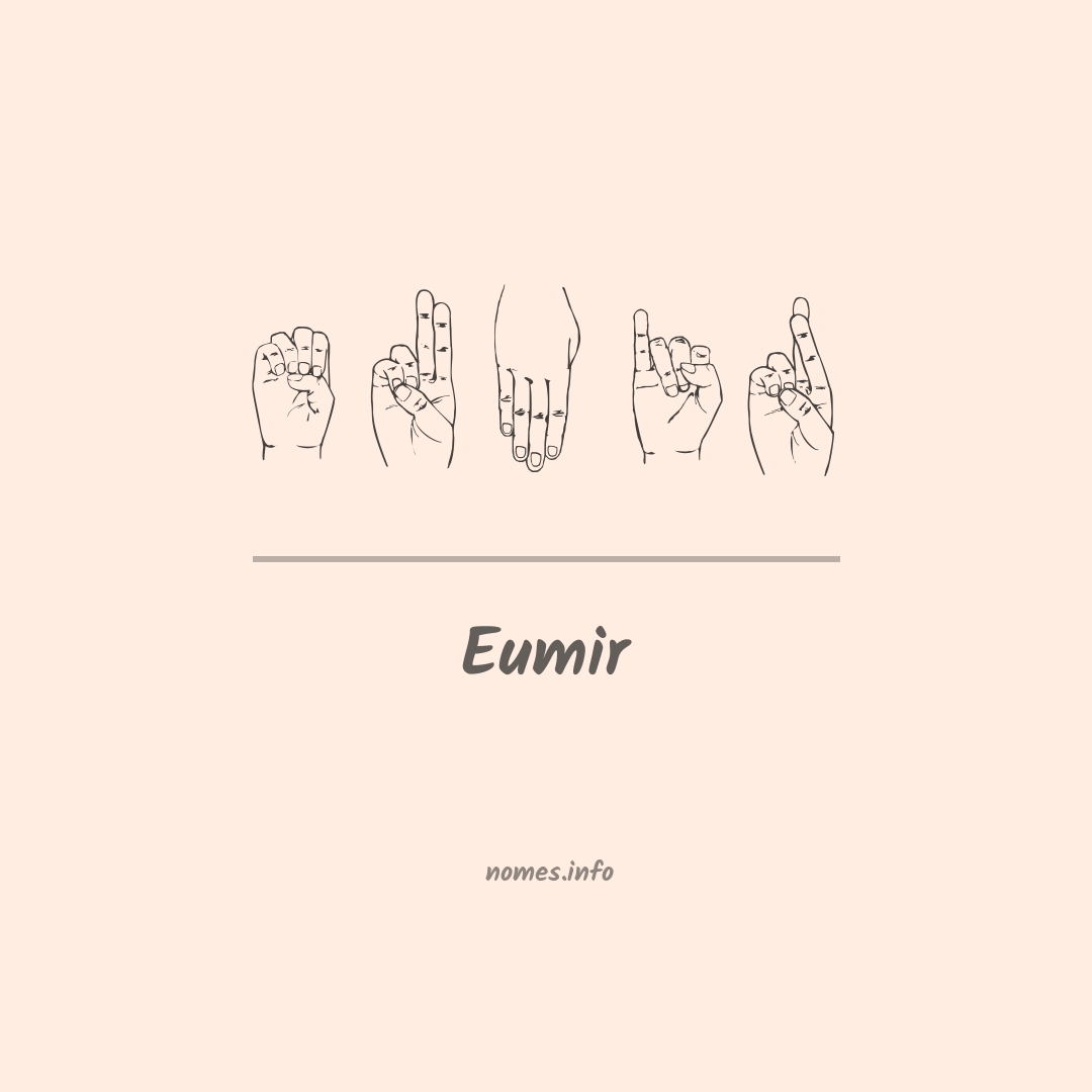 Eumir em Libras