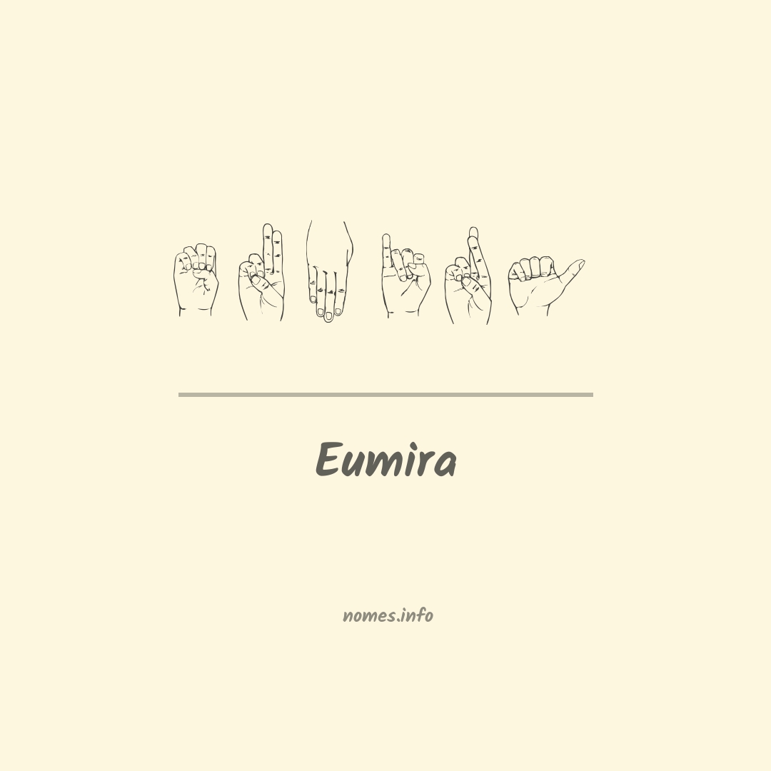 Eumira em Libras