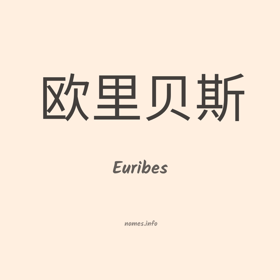 Euribes em chinês