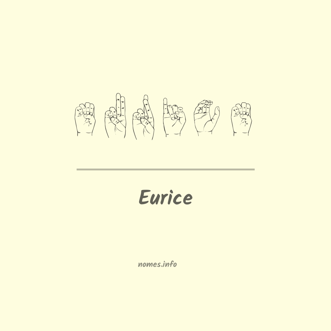 Eurice em Libras