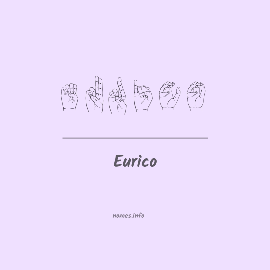 Eurico em Libras