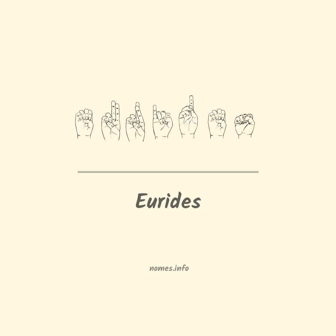 Eurides em Libras