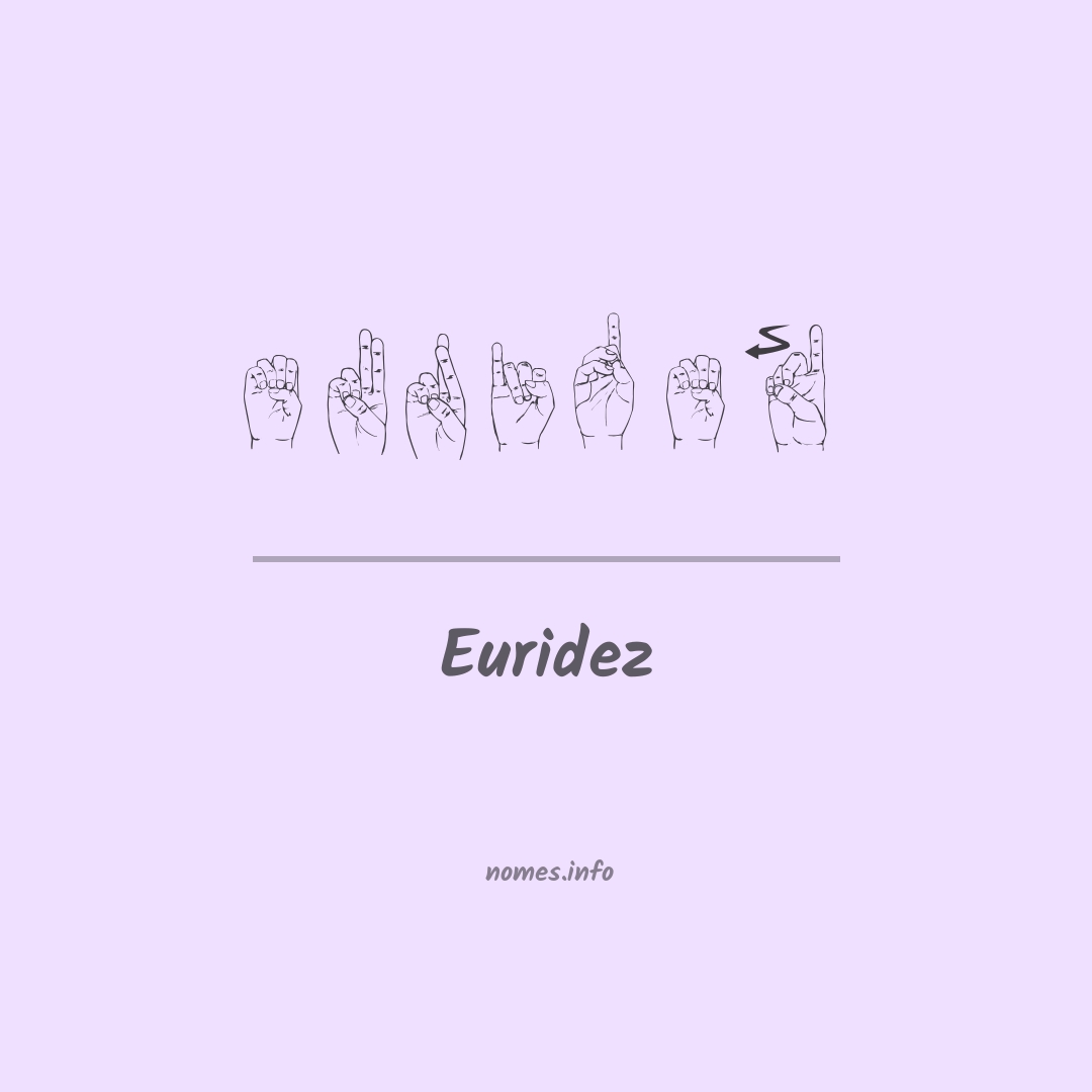 Euridez em Libras