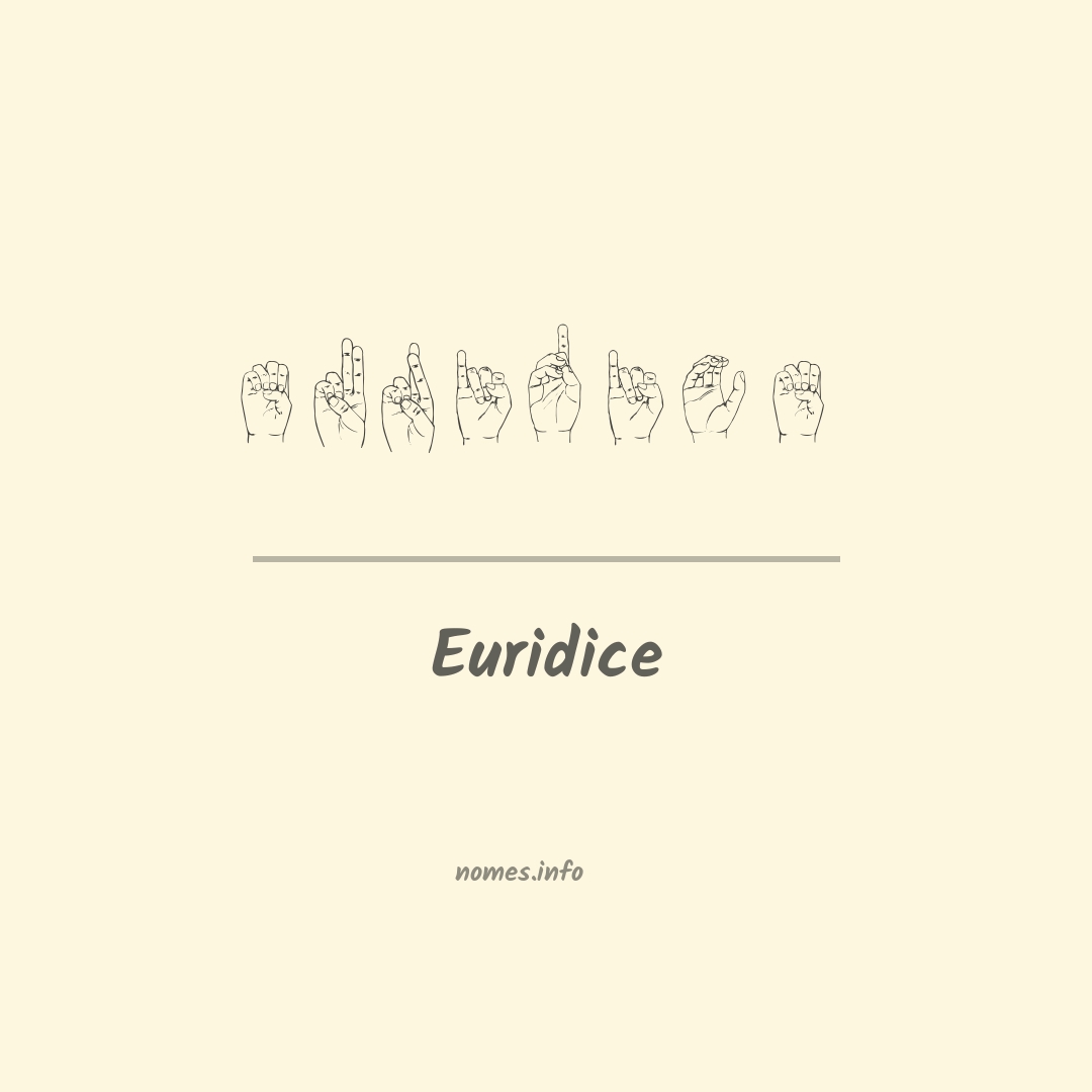 Euridice em Libras