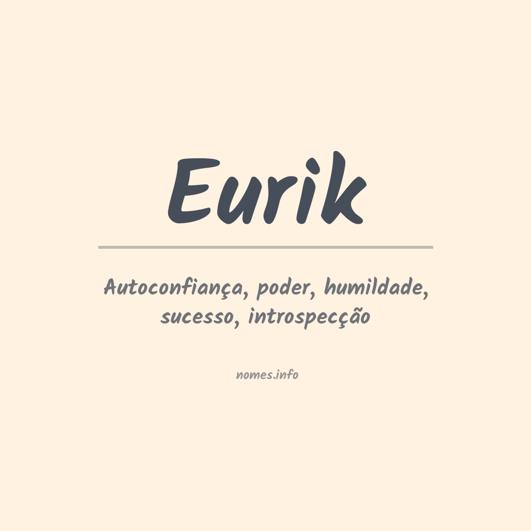 Significado do nome Eurik