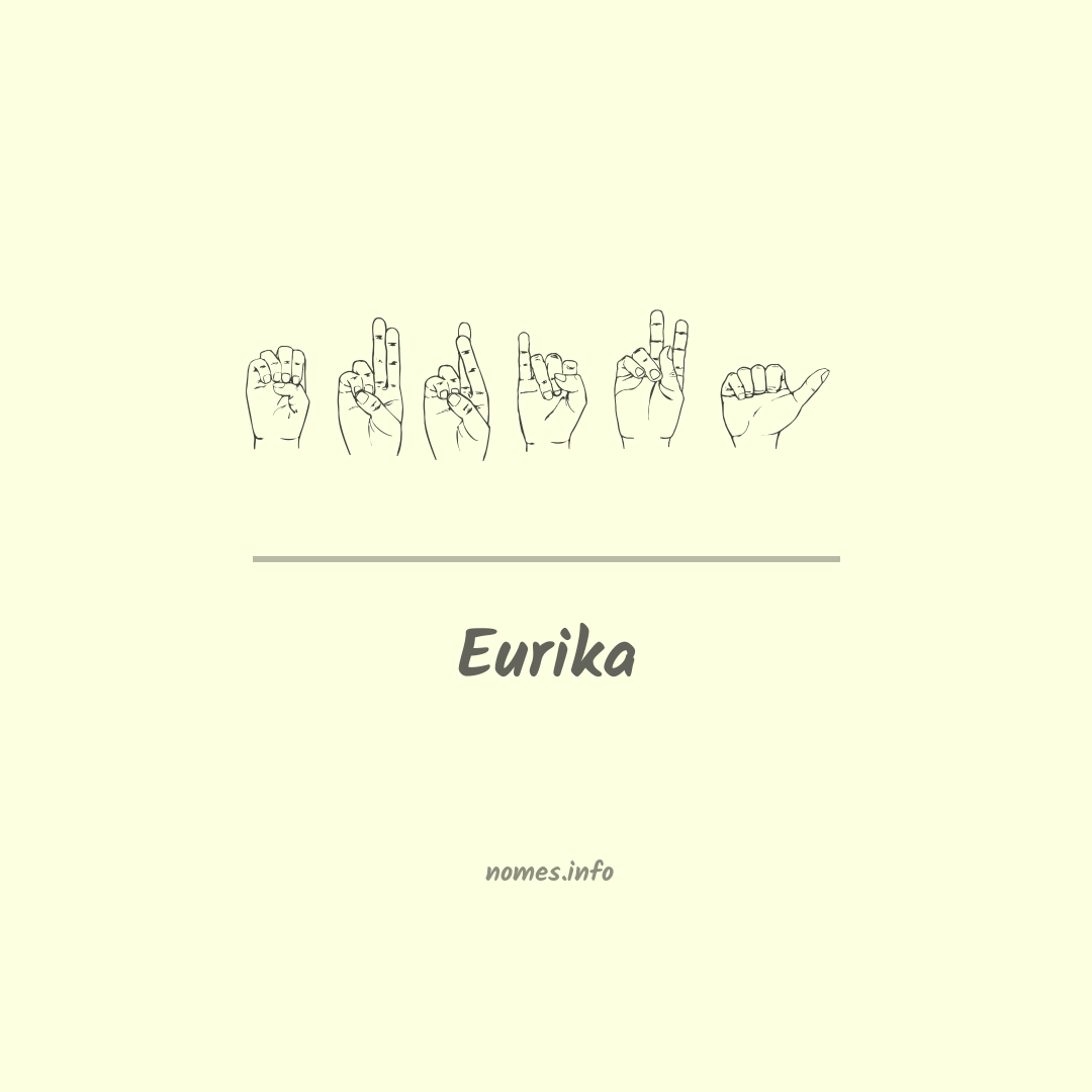 Eurika em Libras