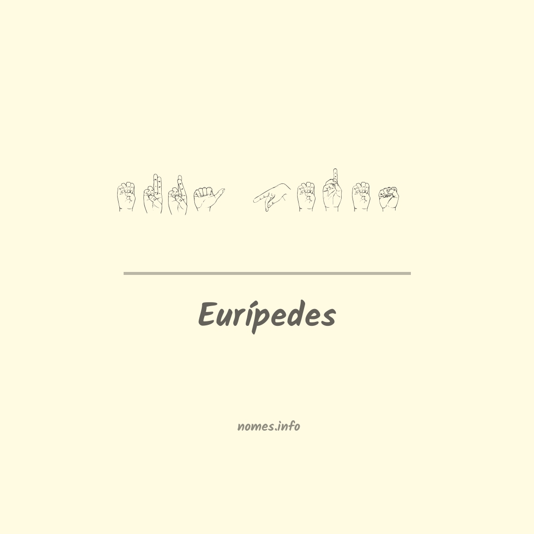Eurípedes em Libras