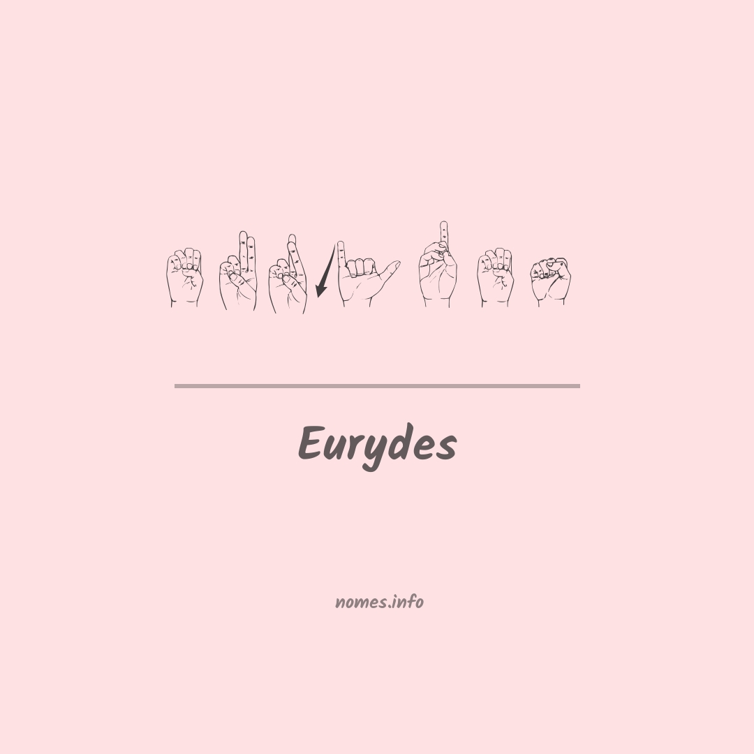 Eurydes em Libras