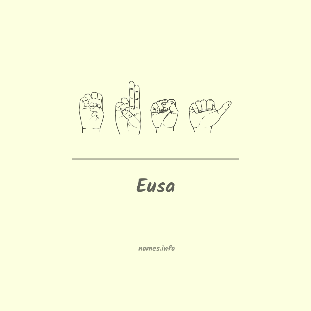 Eusa em Libras