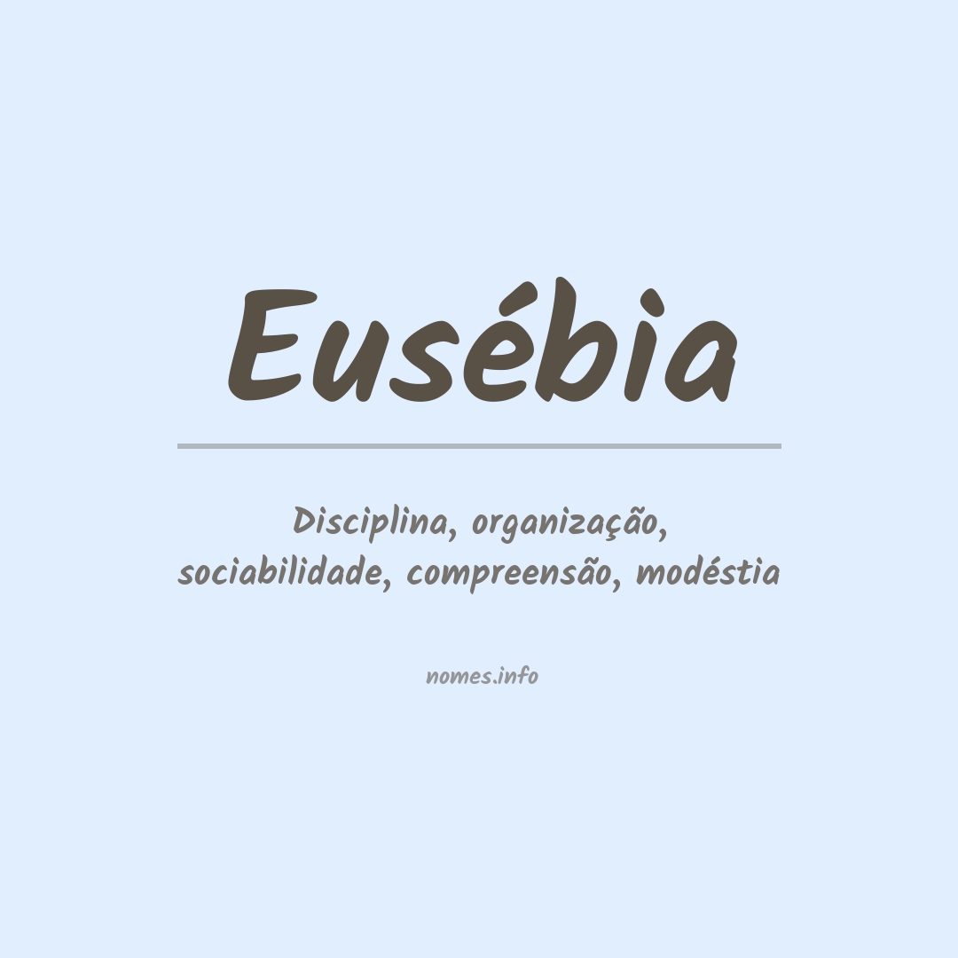 Significado do nome Eusébia