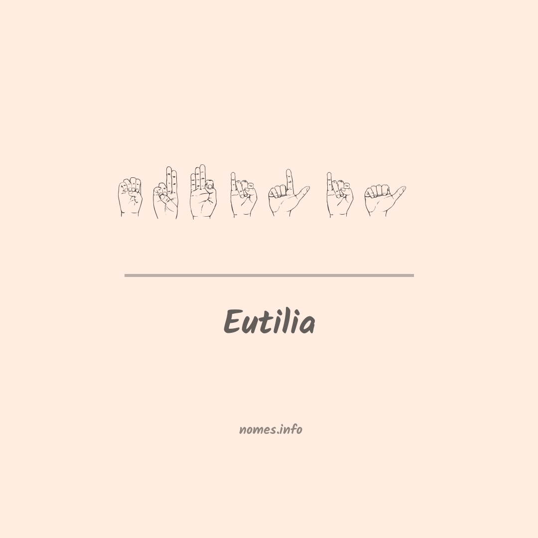 Eutilia em Libras