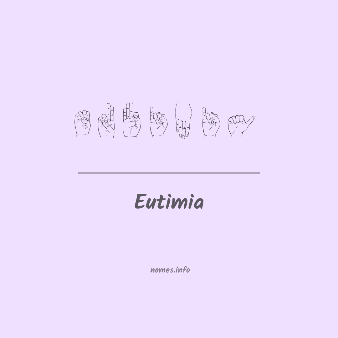 Eutimia em Libras