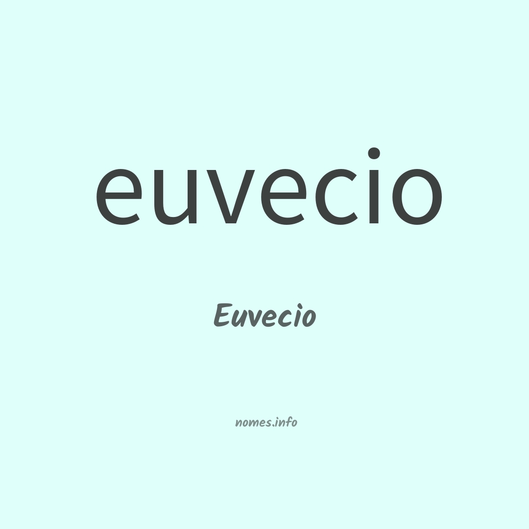 Euvecio em chinês
