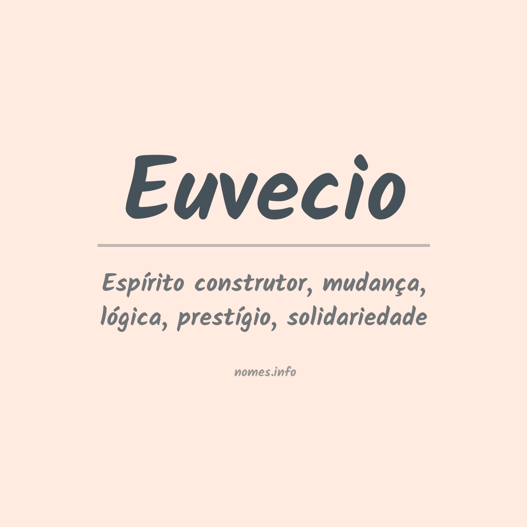 Significado do nome Euvecio