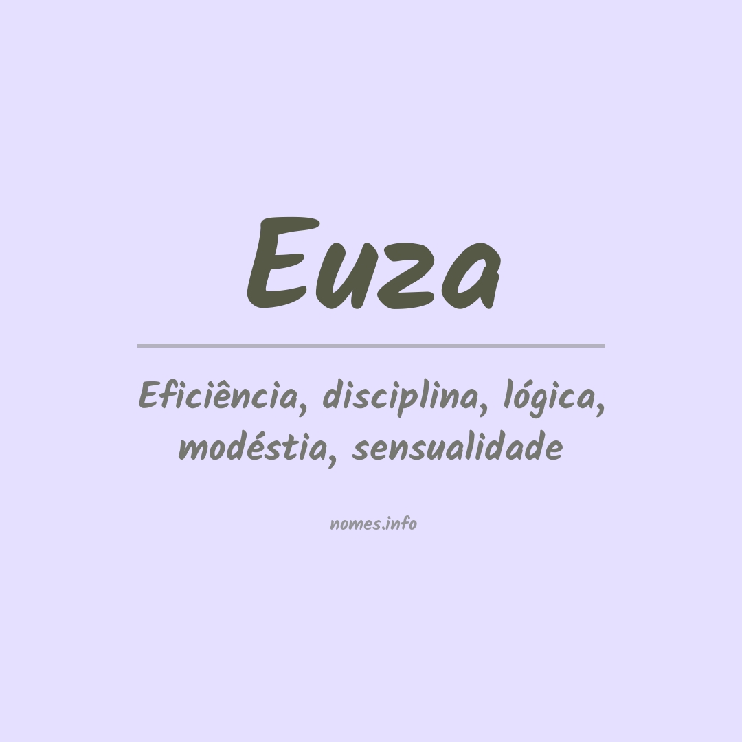 Significado do nome Euza