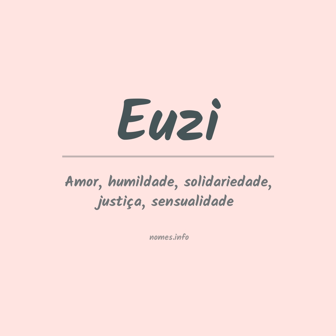 Significado do nome Euzi