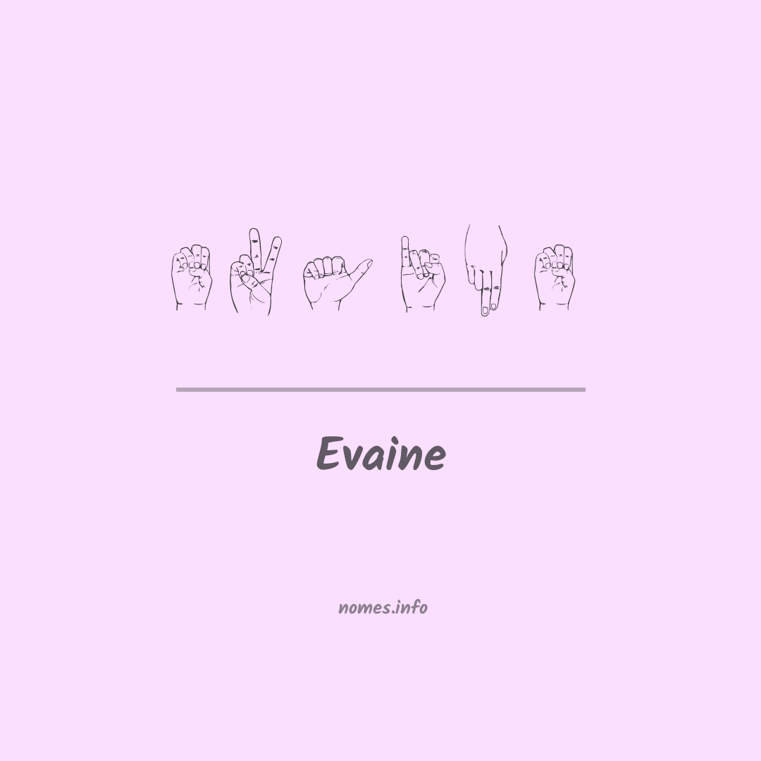 Evaine em Libras