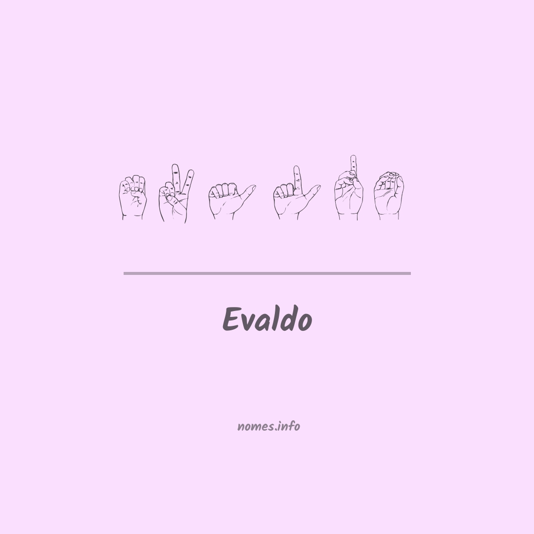 Evaldo em Libras