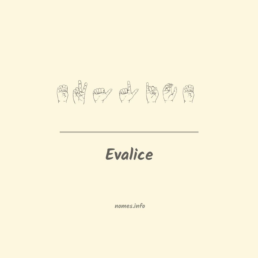 Evalice em Libras