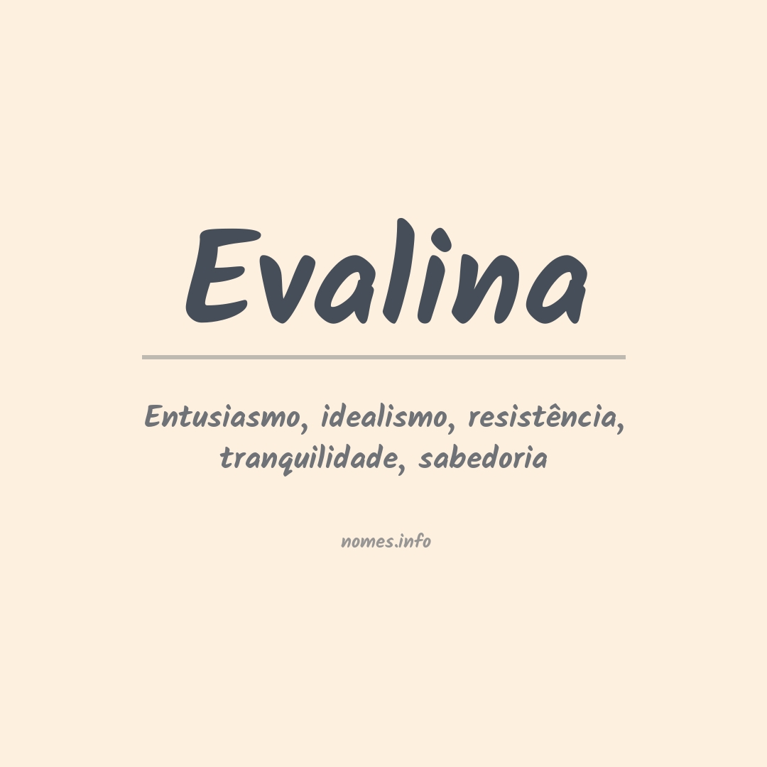 Significado do nome Evalina