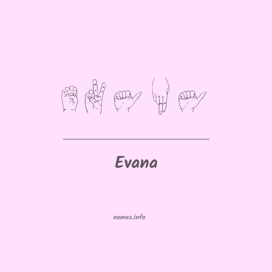 Evana em Libras