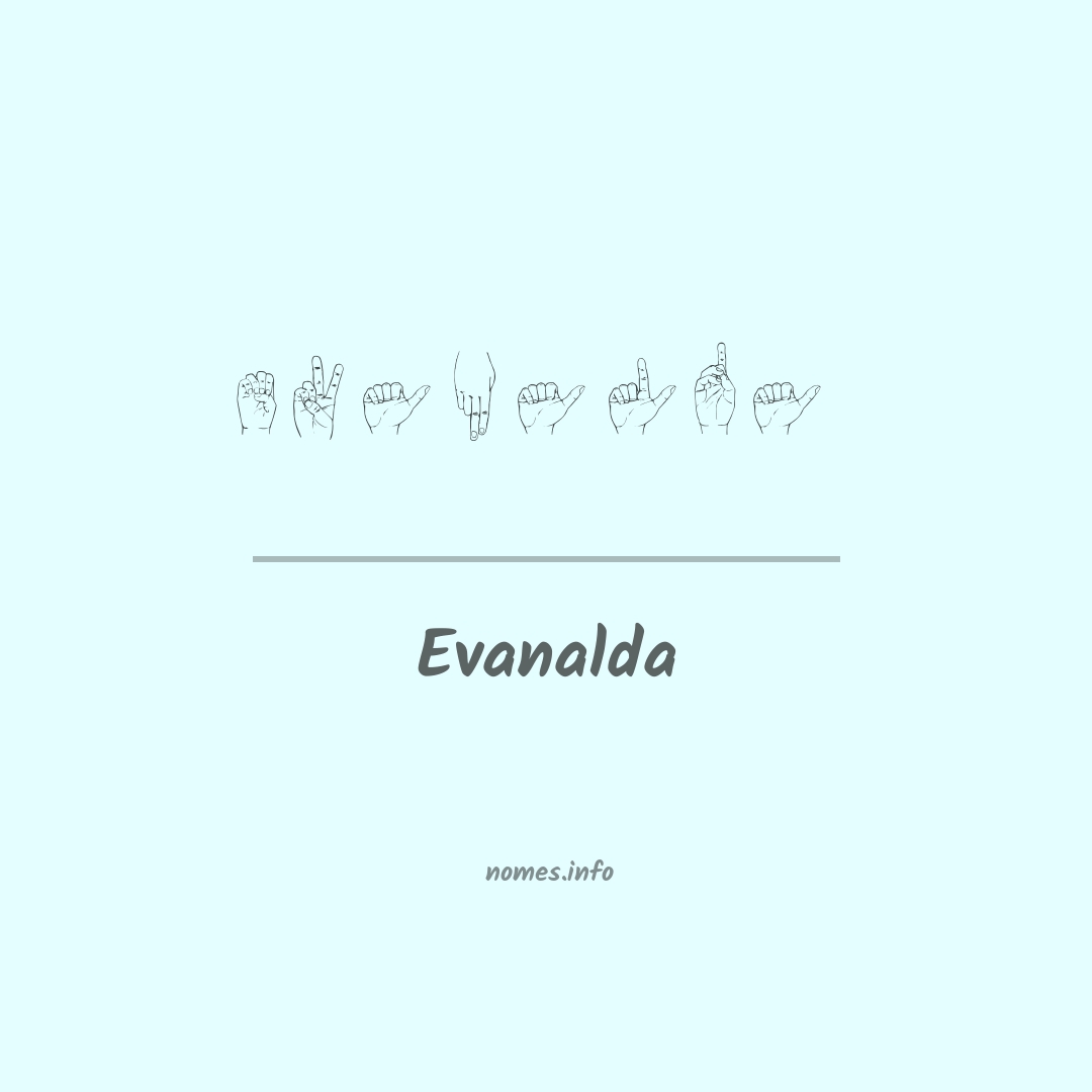 Evanalda em Libras
