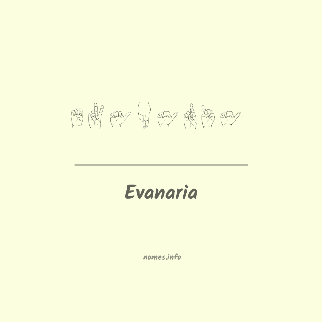 Evanaria em Libras