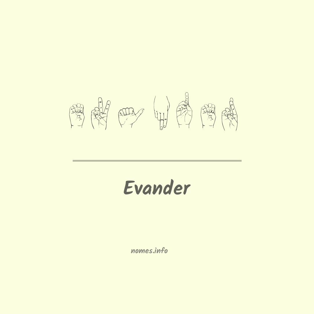 Evander em Libras
