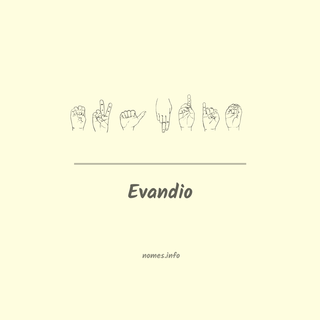 Evandio em Libras
