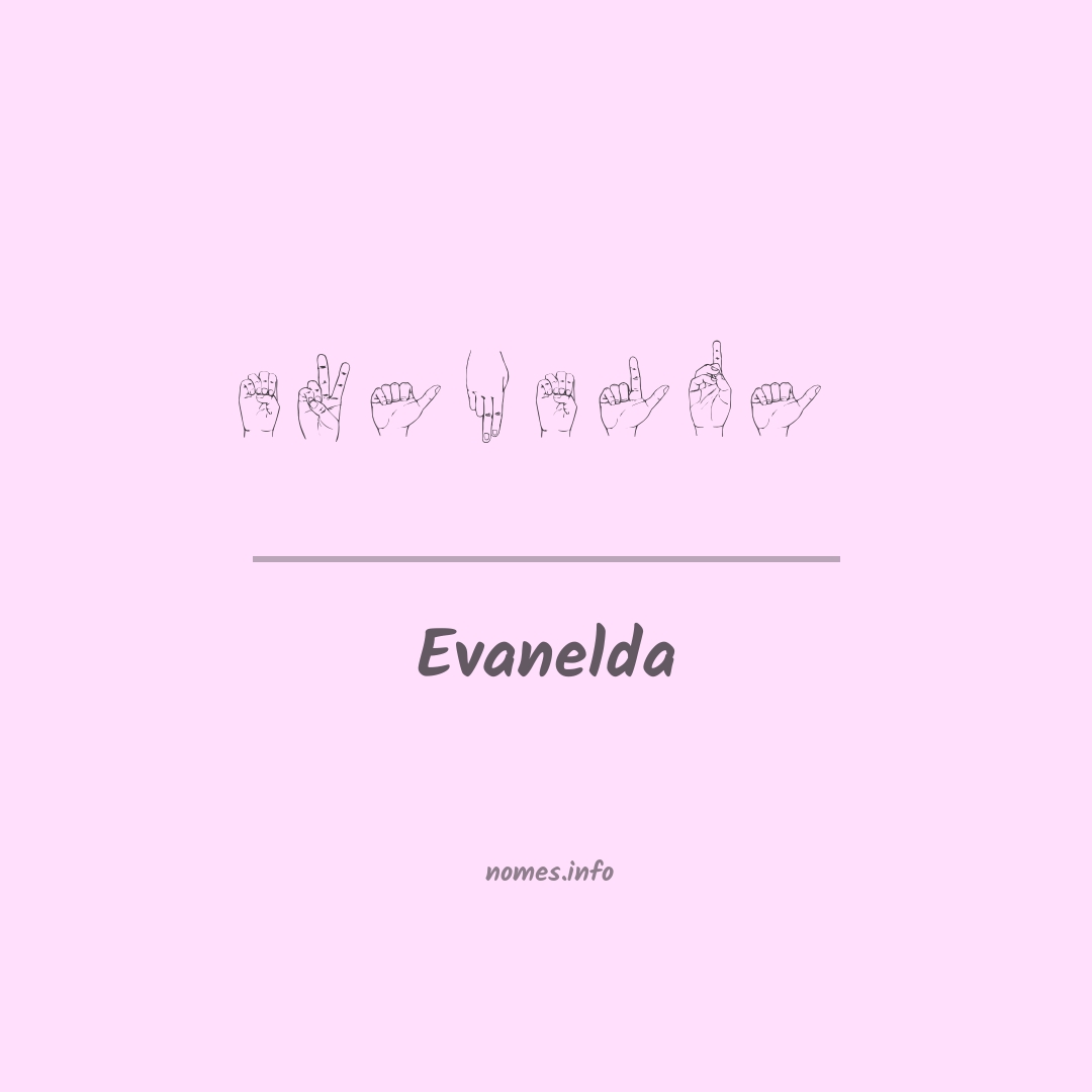 Evanelda em Libras