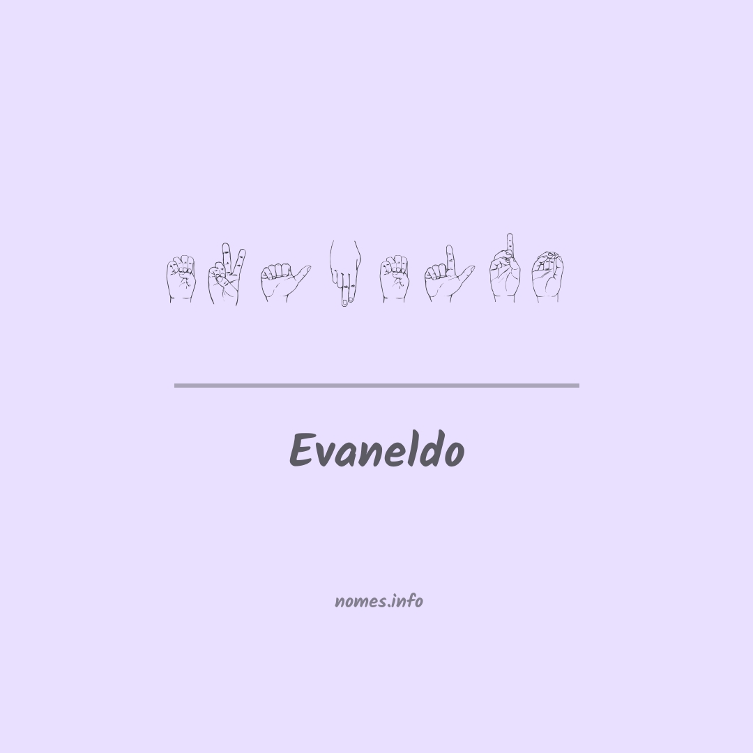 Evaneldo em Libras