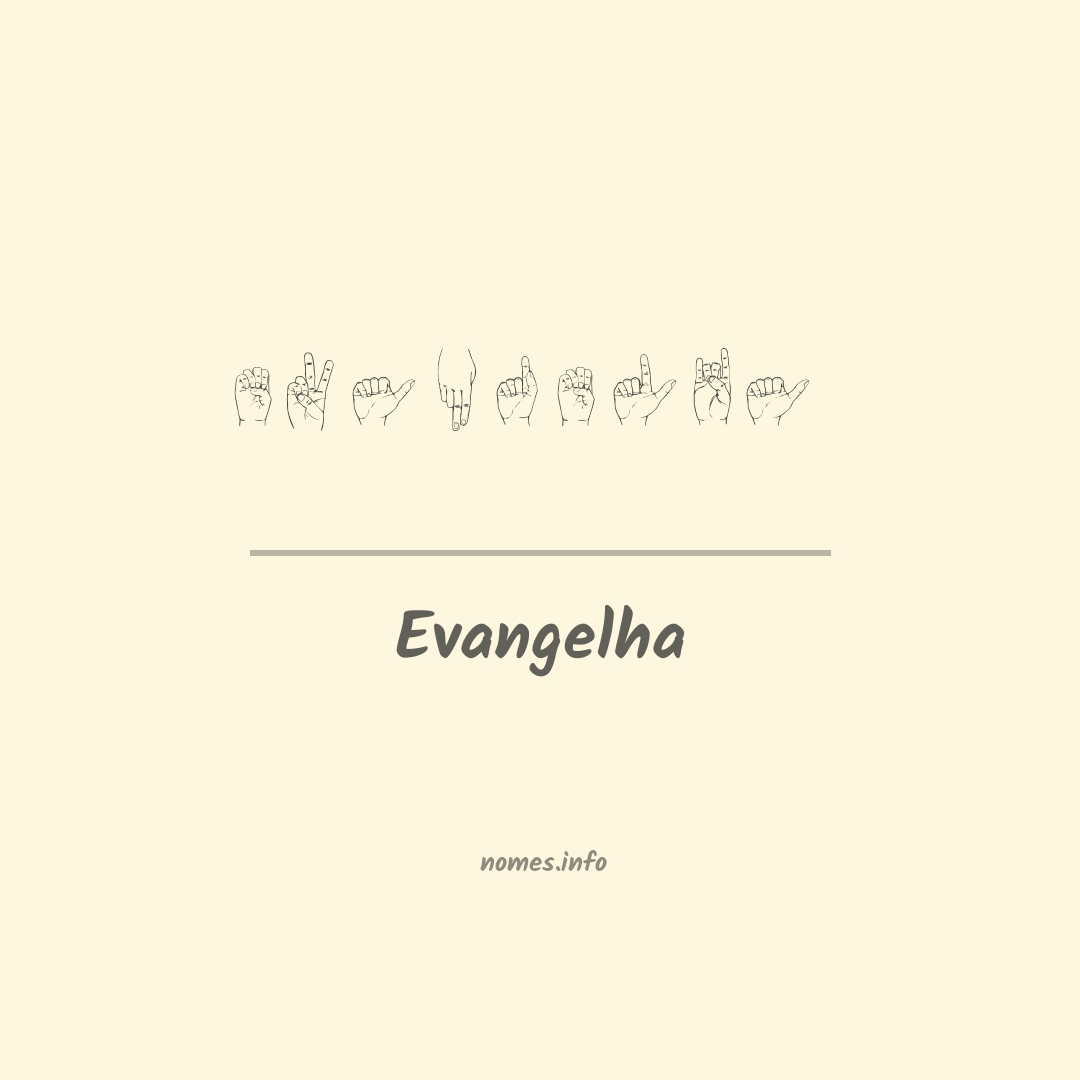 Evangelha em Libras
