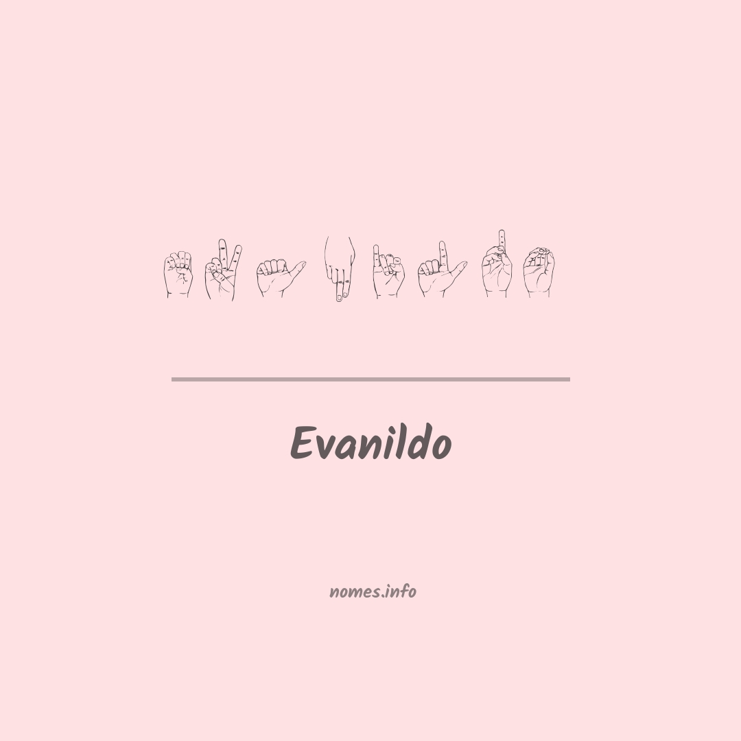 Evanildo em Libras