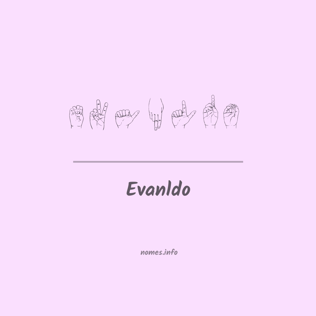 Evanldo em Libras
