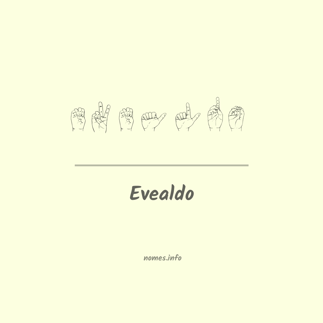 Evealdo em Libras