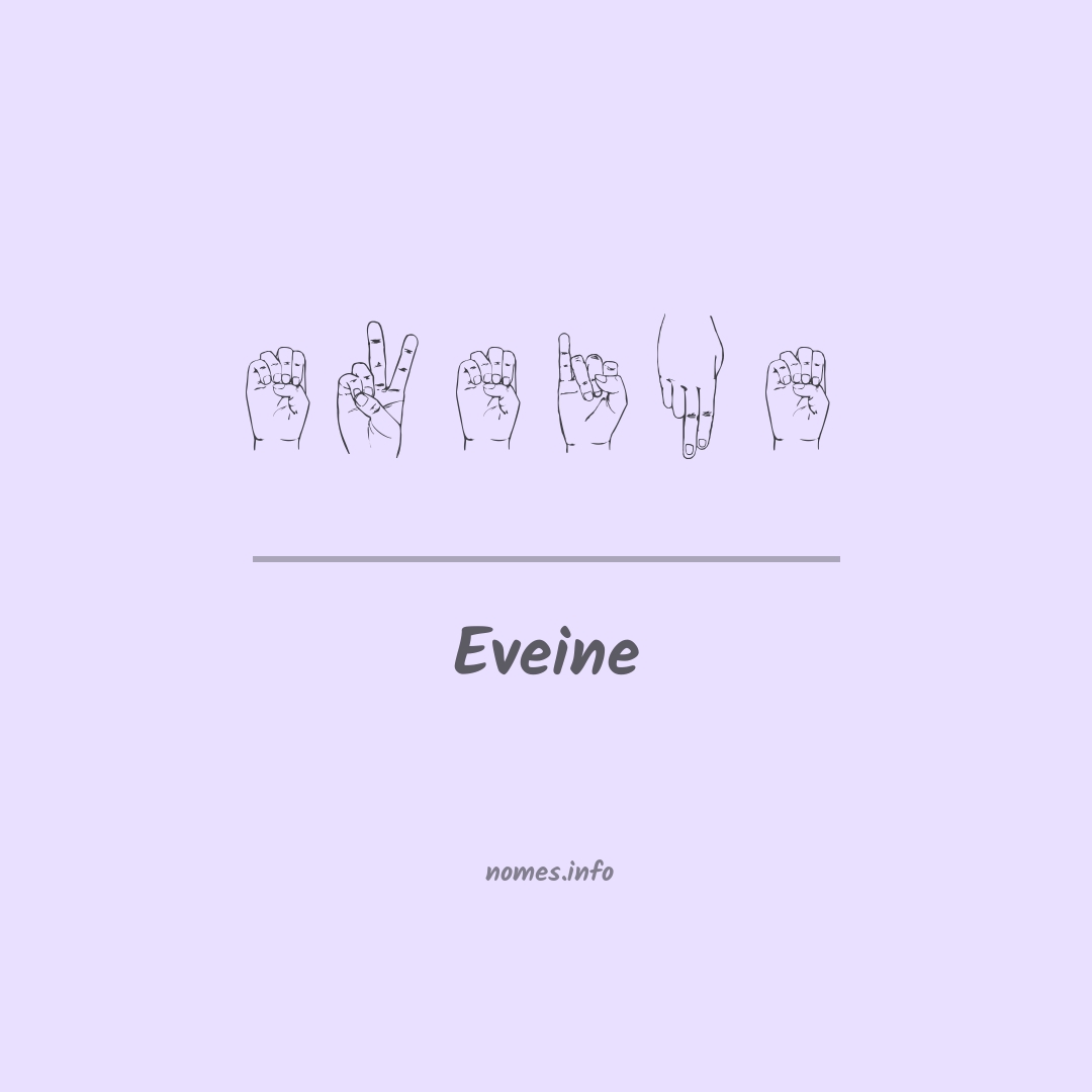 Eveine em Libras