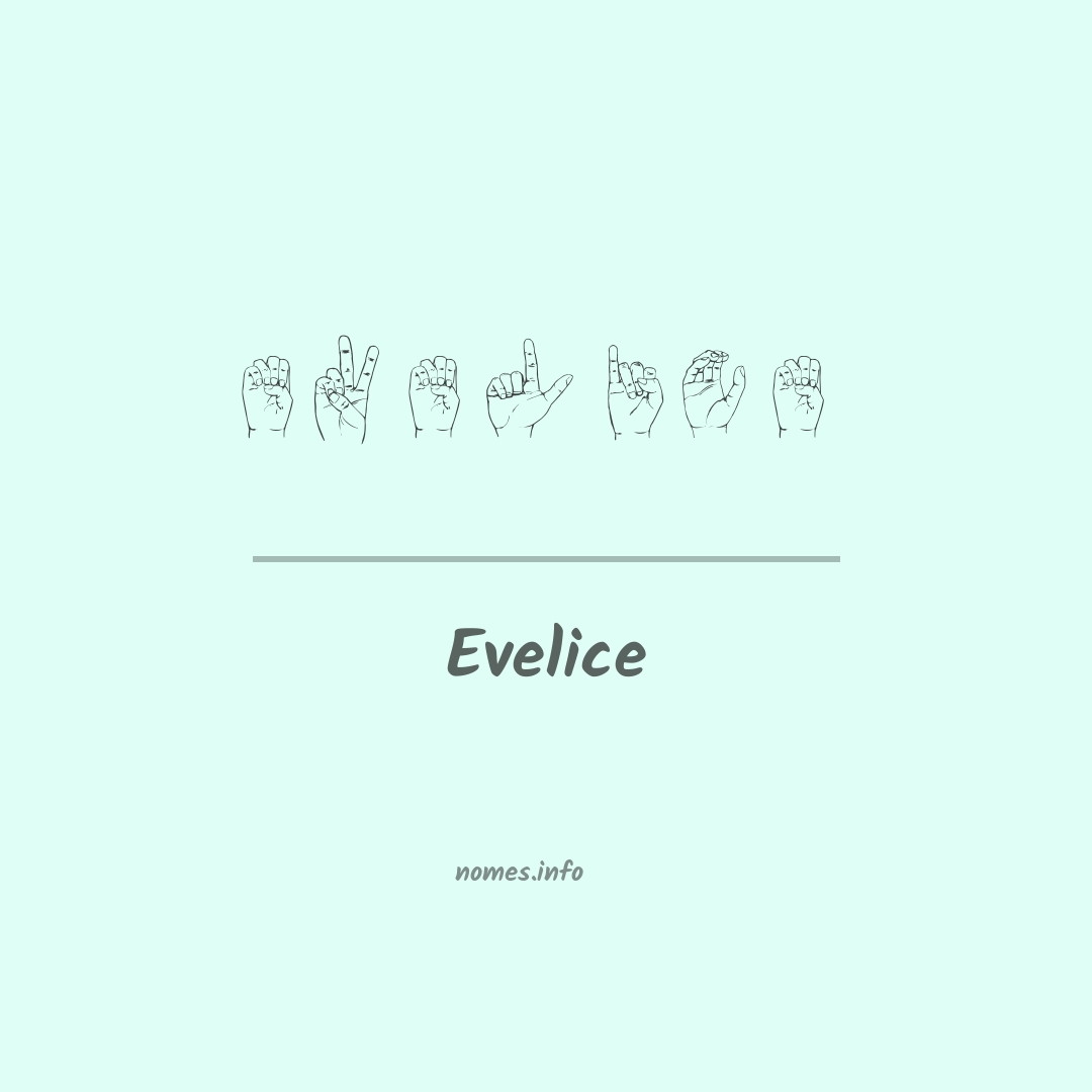 Evelice em Libras