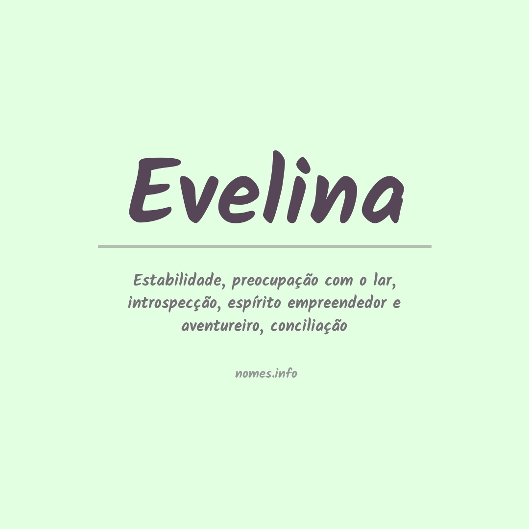 Significado do nome Evelina