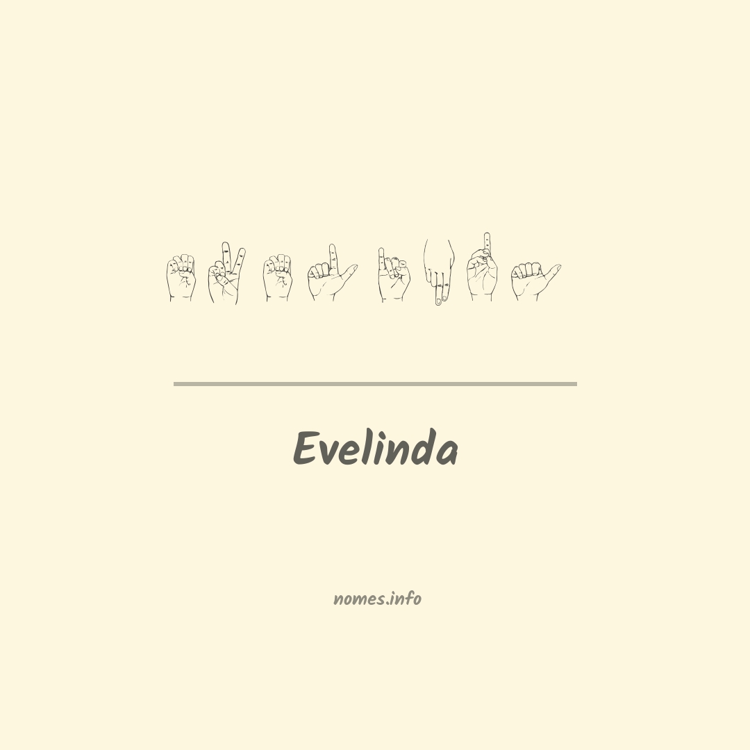 Evelinda em Libras