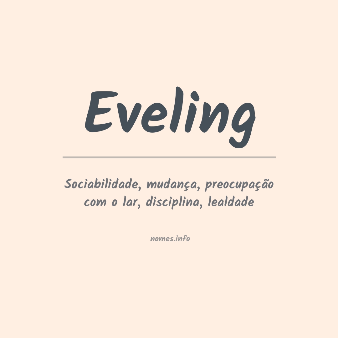 Significado do nome Eveling