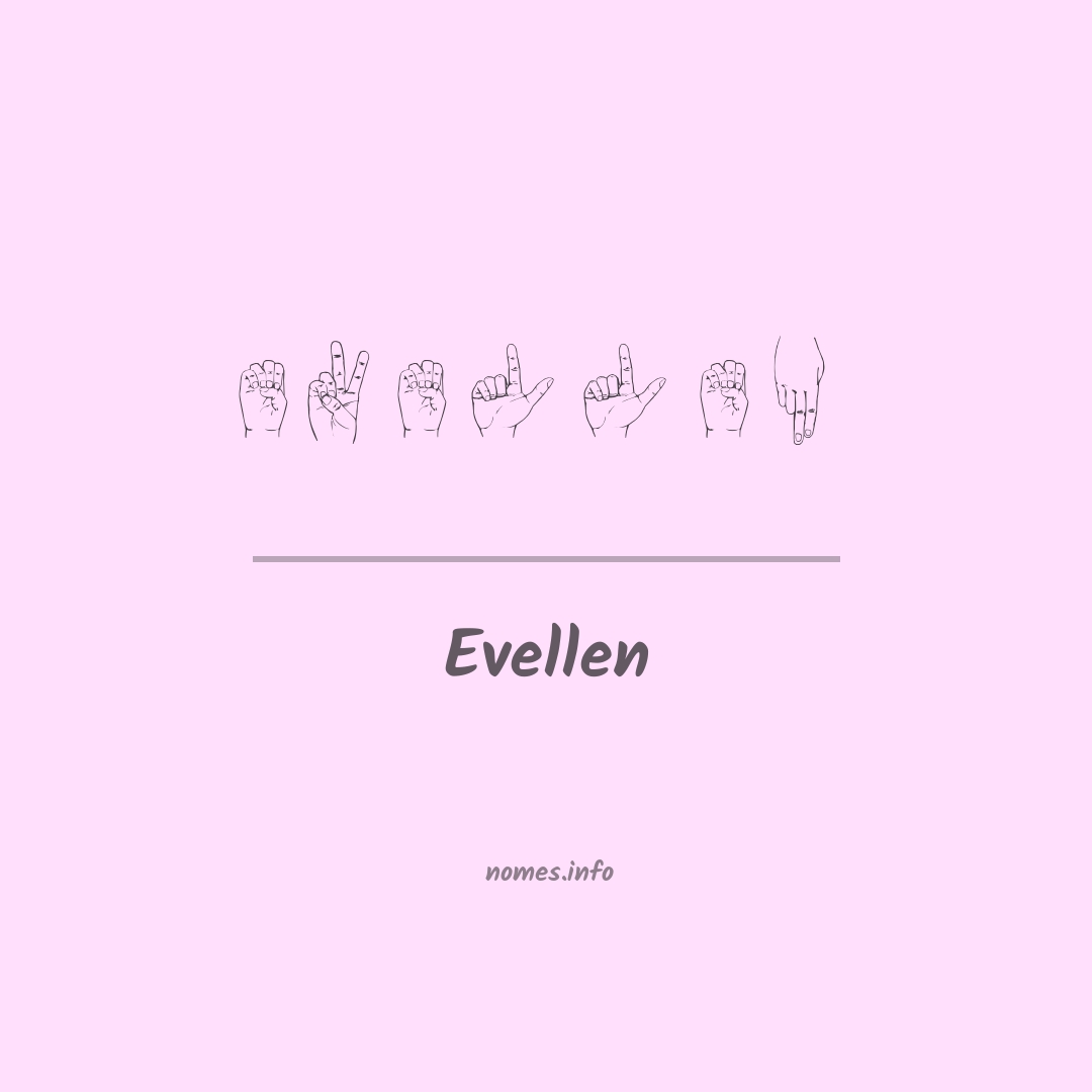 Evellen em Libras