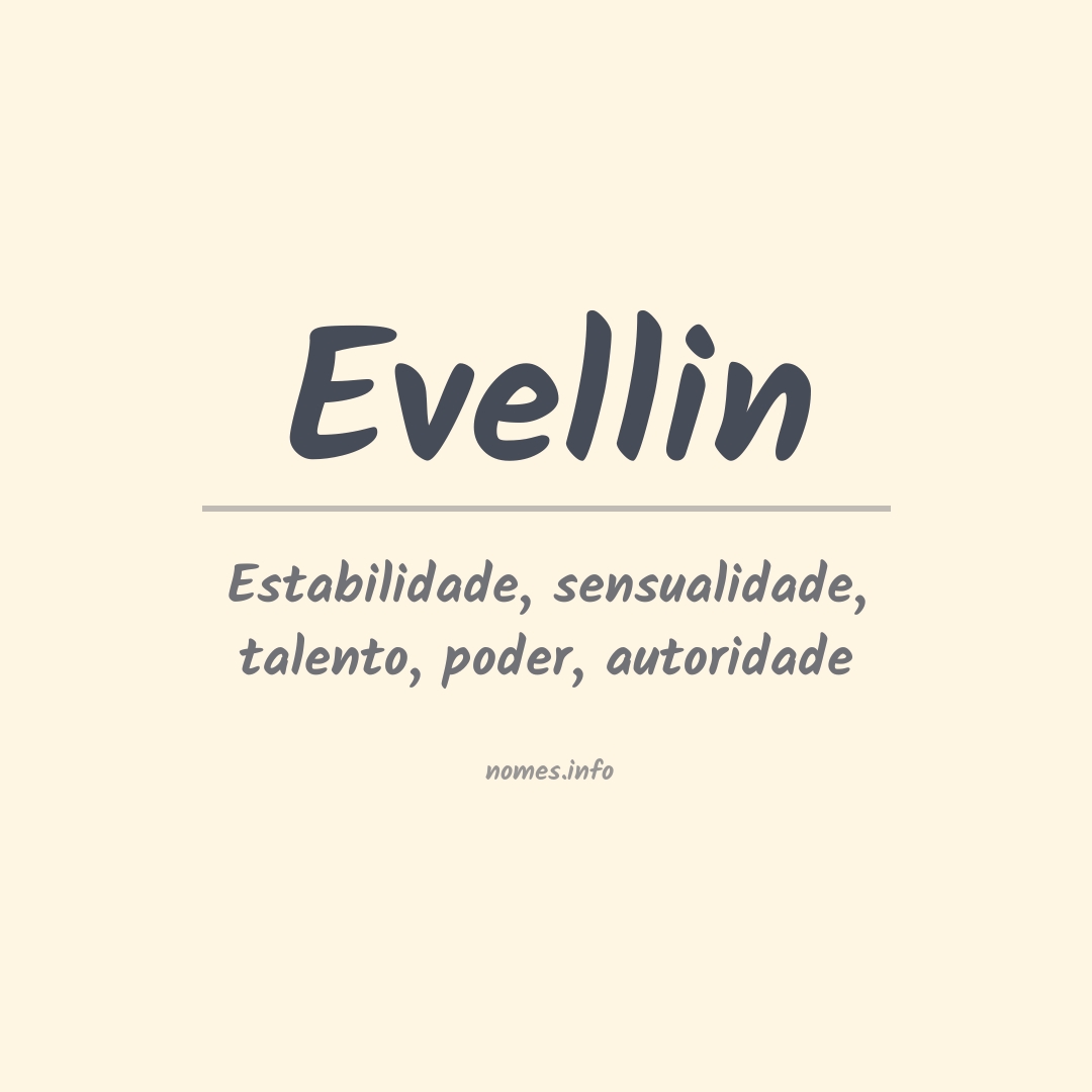 Significado do nome Evellin