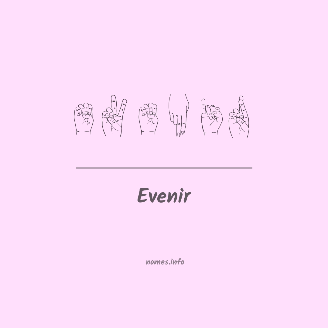 Evenir em Libras