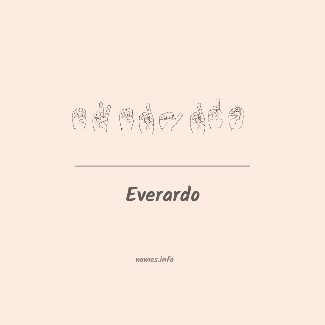Everardo em Libras