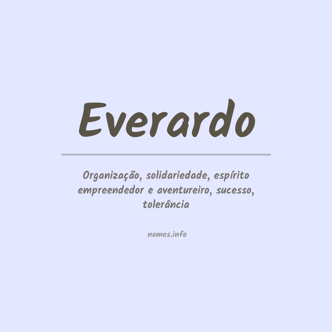 Significado do nome Everardo