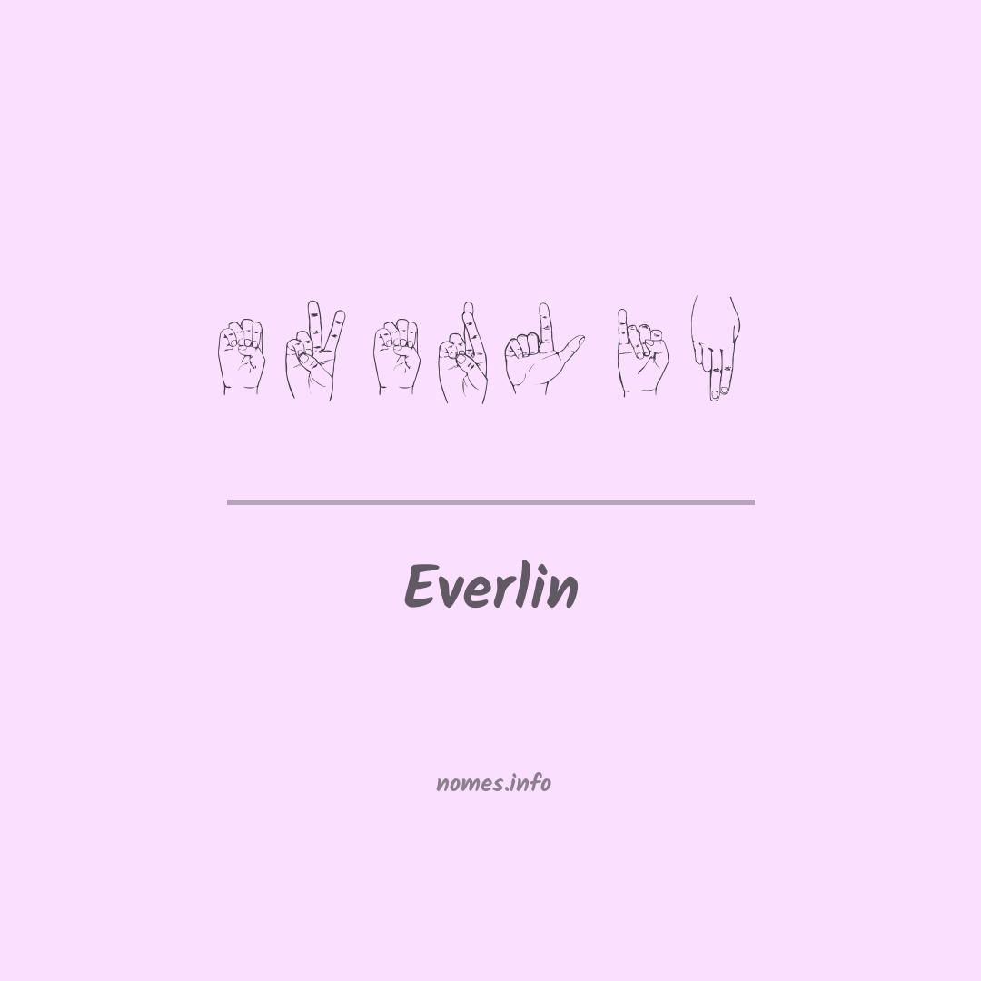 Everlin em Libras