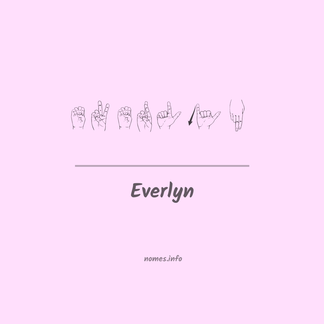 Everlyn em Libras