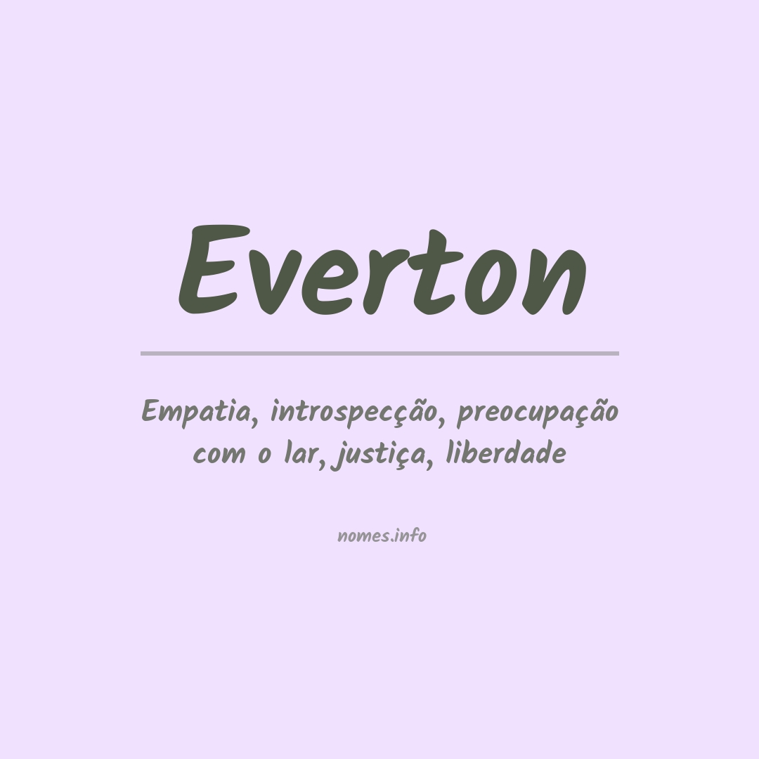 Significado do nome Everton