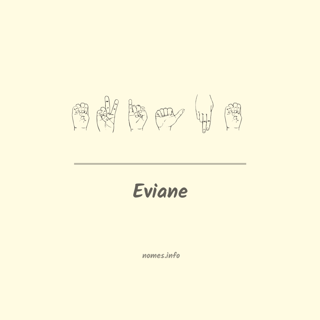 Eviane em Libras